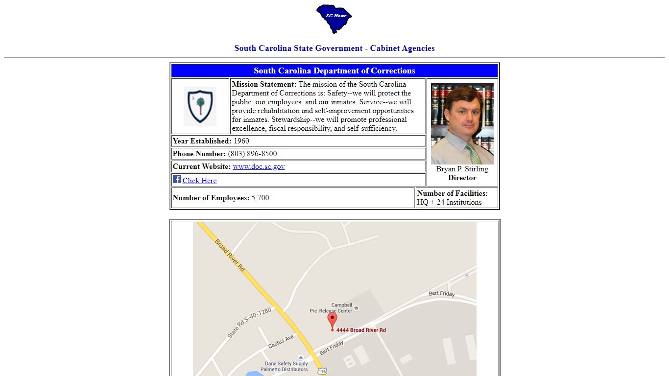 South Carolina Department of Corrections